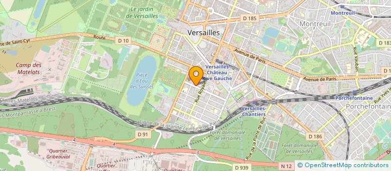 localisation de l'entreprise MONSIEUR LOUIS NANQUETTE à VERSAILLES
