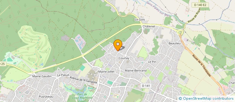 localisation de l'entreprise MONSIEUR LOUIS NAPPEE  SAINT-PALAIS-SUR-MER