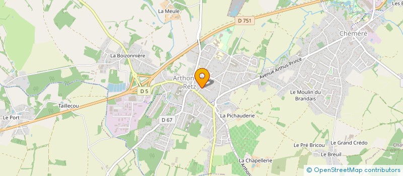 localisation de l'entreprise MONSIEUR LOUIS NAUTHONNIER  CHAUMES-EN-RETZ