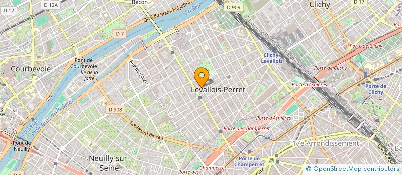 localisation de l'entreprise MONSIEUR LOUIS NERI à LEVALLOIS-PERRET
