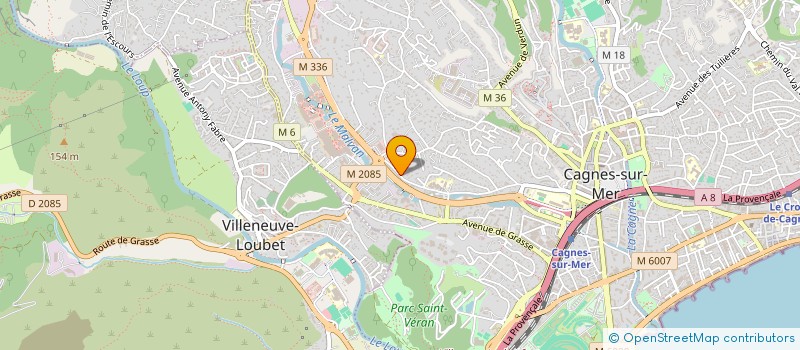 localisation de l'entreprise MONSIEUR LOUIS NGUYEN-PILLERAULT  CAGNES-SUR-MER
