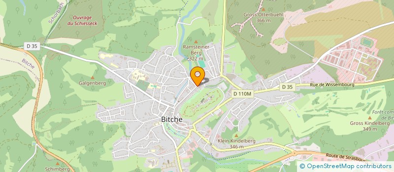 localisation de l'entreprise MONSIEUR LOUIS NIRRENGARTEN  BITCHE