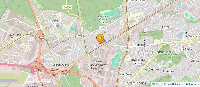localisation de l'entreprise MONSIEUR LOUIS NONO DJOMO à CLAMART