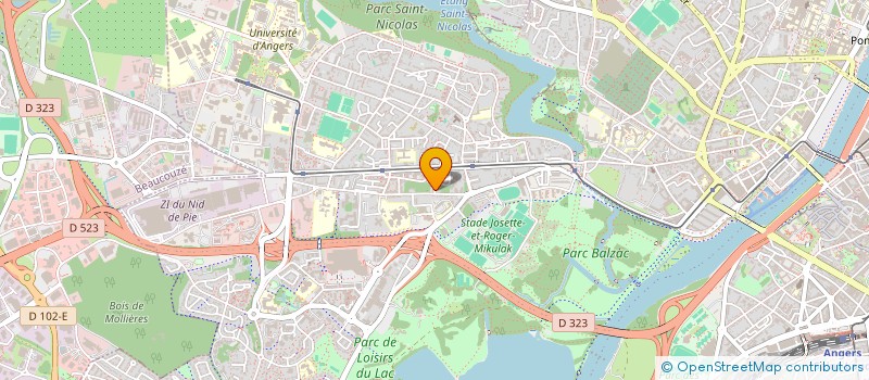 localisation de l'entreprise MONSIEUR LOUIS NOUNGA NANA à ANGERS