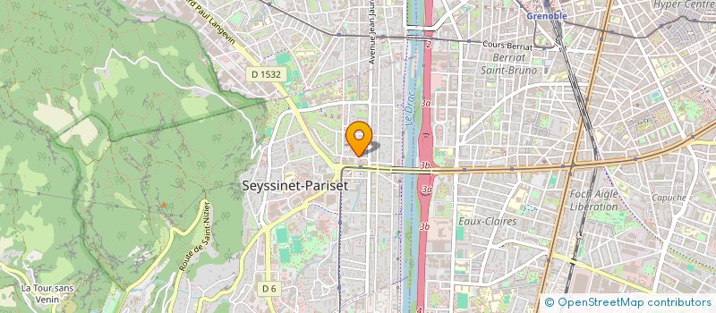 localisation de l'entreprise MONSIEUR LOUIS NUNES  SEYSSINET-PARISET