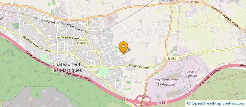 localisation de l'entreprise MONSIEUR LOUIS OCCELLI à CHATEAUNEUF-LES-MARTIGUES