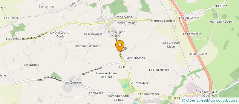 localisation de l'entreprise MONSIEUR LOUIS OLIVIER  TAMERVILLE