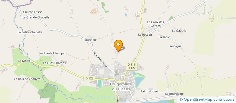 localisation de l'entreprise MONSIEUR LOUIS OLIVIER à FOUGEROLLES-DU-PLESSIS