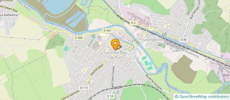 localisation de l'entreprise MONSIEUR LOUIS OLIVIER MARIE JESPERIER  SAINT-NICOLAS-DE-PORT