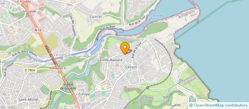 localisation de l'entreprise MONSIEUR LOUIS OLLIVIER à SAINT-BRIEUC