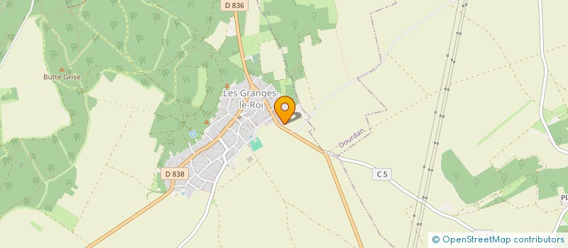 localisation de l'entreprise MONSIEUR LOUIS OLMOS Y ESCRIBANO à LES GRANGES-LE-ROI