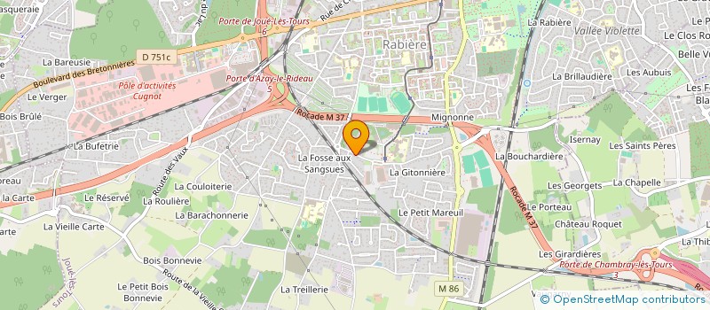 localisation de l'entreprise MONSIEUR LOUIS ORAIN à JOUE-LES-TOURS
