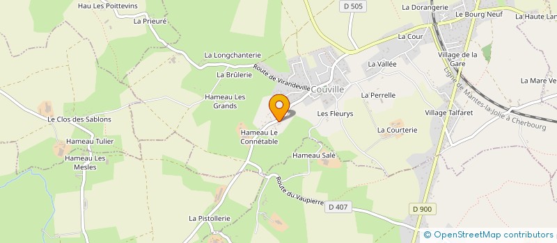 localisation de l'entreprise MONSIEUR LOUIS ORANGE à COUVILLE