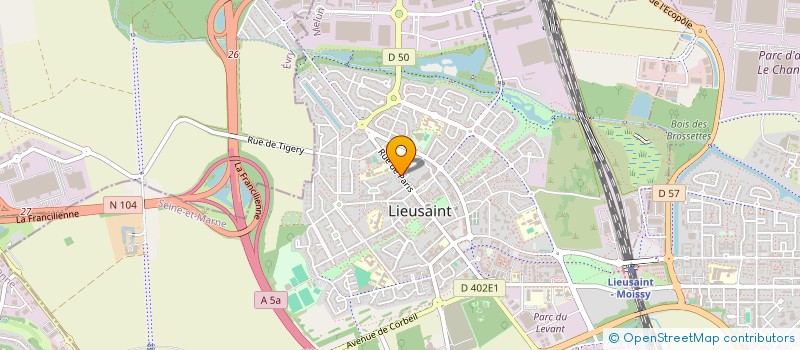 localisation de l'entreprise MONSIEUR LOUIS ORANGE  LIEUSAINT