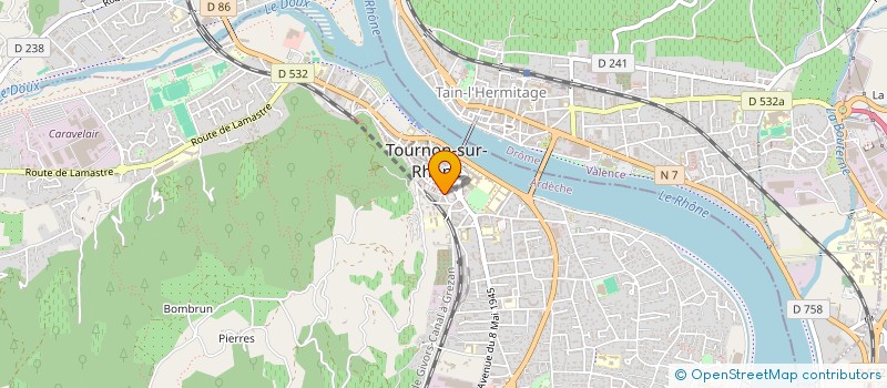 localisation de l'entreprise MONSIEUR LOUIS ORIOL à TOURNON-SUR-RHONE