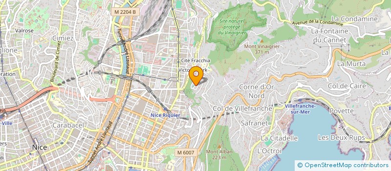 localisation de l'entreprise MONSIEUR LOUIS ORSINI à NICE