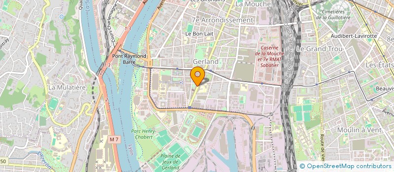 localisation de l'entreprise MONSIEUR LOUIS OUDJIDANE  LYON