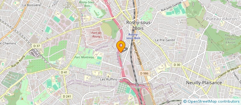 localisation de l'entreprise MONSIEUR LOUIS OUTHIER  MONTREUIL