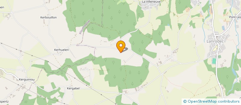 localisation de l'entreprise MONSIEUR LOUIS PAILLARDON  LANRODEC