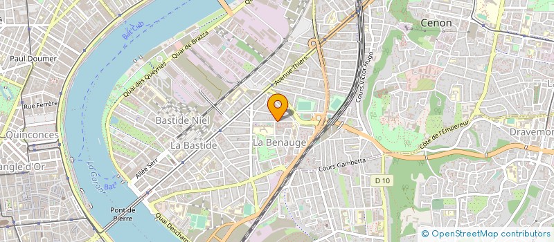 localisation de l'entreprise MONSIEUR LOUIS PAILLER à BORDEAUX