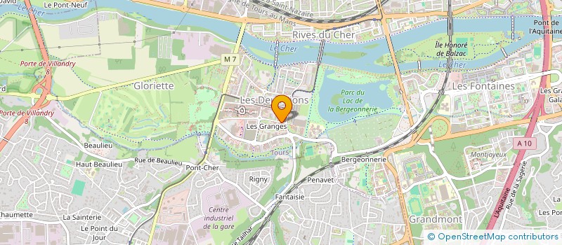 localisation de l'entreprise MONSIEUR LOUIS PAILLET  TOURS