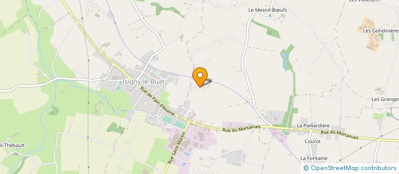 localisation de l'entreprise MONSIEUR LOUIS PAIMBLANC à ISIGNY-LE-BUAT