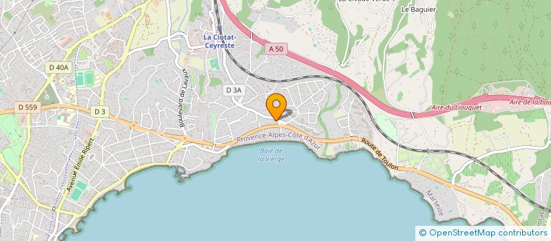 localisation de l'entreprise MONSIEUR LOUIS PALA  LA CIOTAT