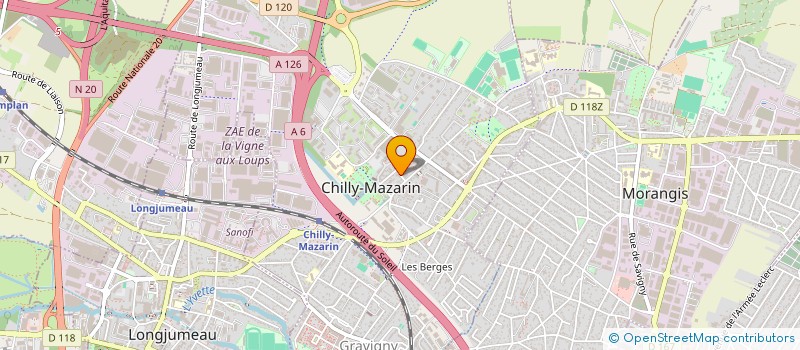 localisation de l'entreprise MONSIEUR LOUIS PARIGOT  CHILLY-MAZARIN