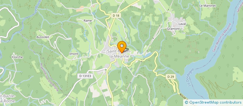 localisation de l'entreprise MONSIEUR LOUIS PARLANT à ARGENTAT-SUR-DORDOGNE