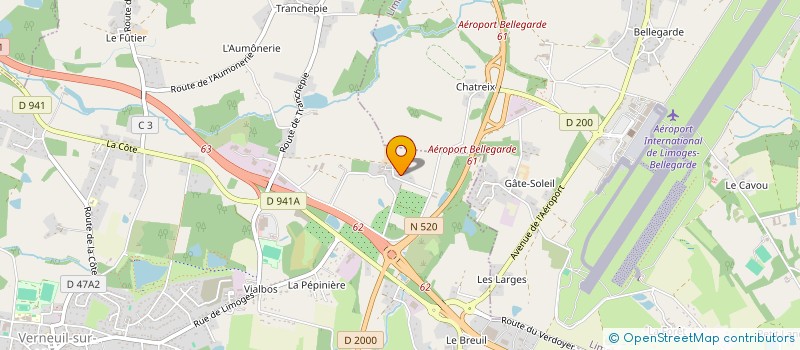 localisation de l'entreprise MONSIEUR LOUIS PAROT à VERNEUIL-SUR-VIENNE