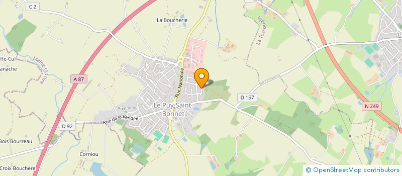 localisation de l'entreprise MONSIEUR LOUIS PASQUIER à CHOLET