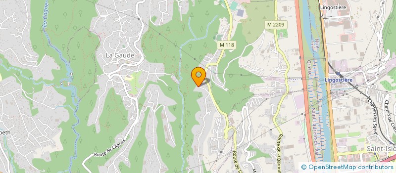 localisation de l'entreprise MONSIEUR LOUIS PASTORINO  LA GAUDE