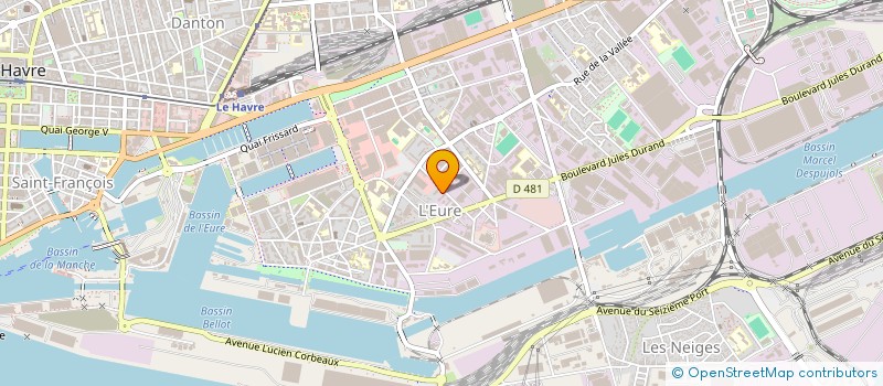 localisation de l'entreprise MONSIEUR LOUIS PATIENT à LE HAVRE