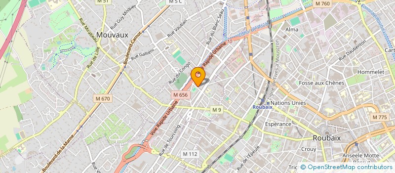 localisation de l'entreprise MONSIEUR LOUIS-PATRICK DUCOUSSO  TOURCOING