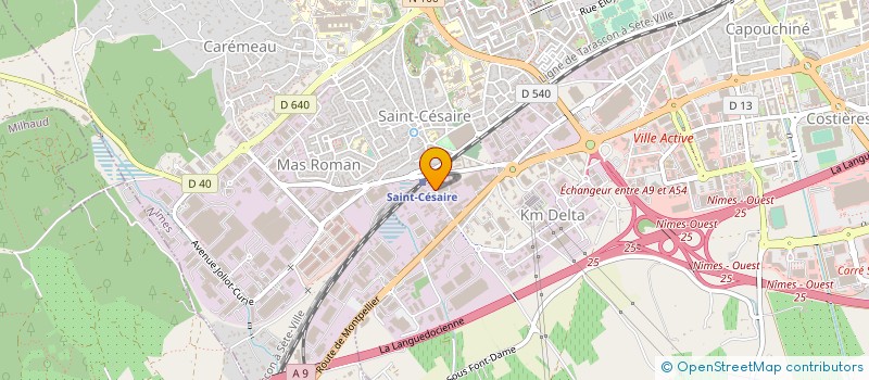 localisation de l'entreprise MONSIEUR LOUIS PAULHAN  NIMES