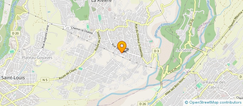 localisation de l'entreprise MONSIEUR LOUIS PAYET  SAINT-LOUIS