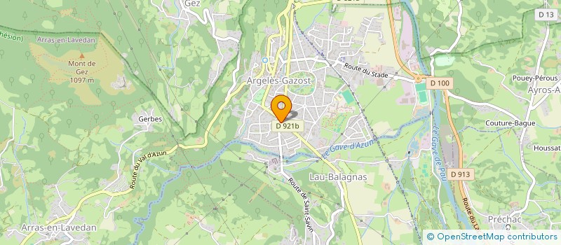 localisation de l'entreprise MONSIEUR LOUIS PECCOL  ARGELES-GAZOST