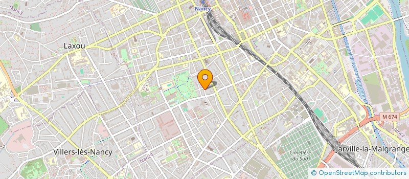 localisation de l'entreprise MONSIEUR LOUIS PEGOSCHOFF  NANCY