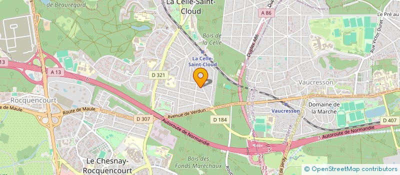 localisation de l'entreprise MONSIEUR LOUIS PELAN à LA CELLE-SAINT-CLOUD