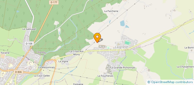 localisation de l'entreprise MONSIEUR LOUIS PELE à LAIGNELET