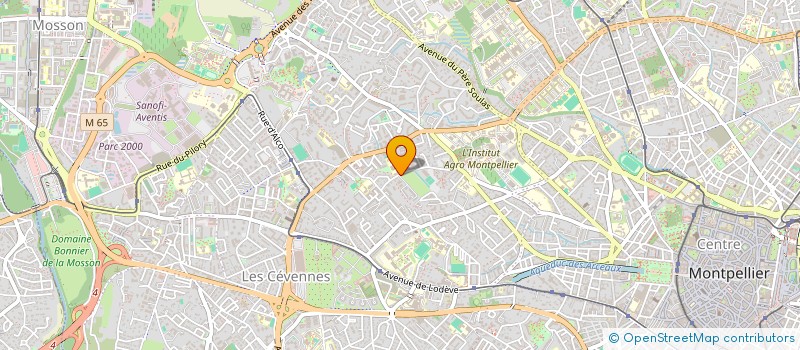 localisation de l'entreprise MONSIEUR LOUIS PELEGRY à MONTPELLIER