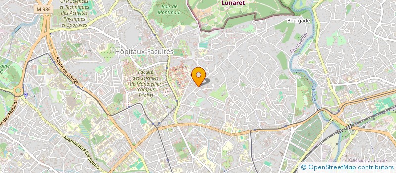 localisation de l'entreprise MONSIEUR LOUIS PELTRIAUX  MONTPELLIER