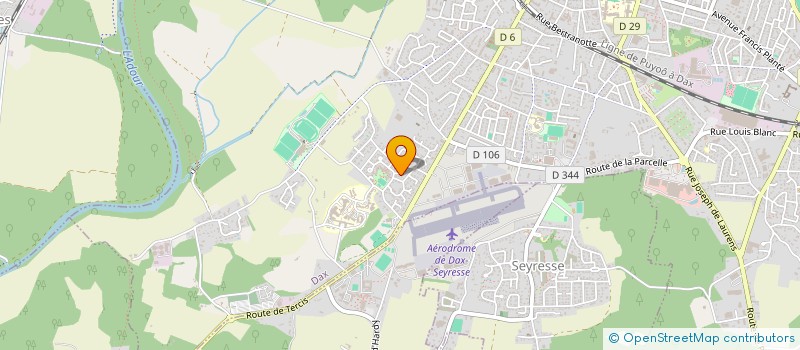 localisation de l'entreprise MONSIEUR LOUIS PENA  DAX