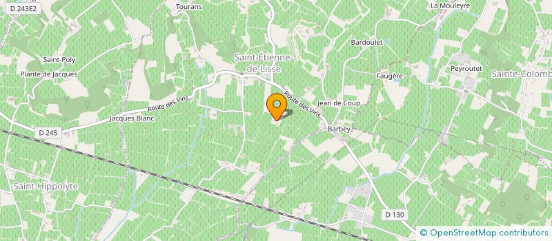 localisation de l'entreprise MONSIEUR LOUIS PENDARY  SAINT-SULPICE-DE-FALEYRENS