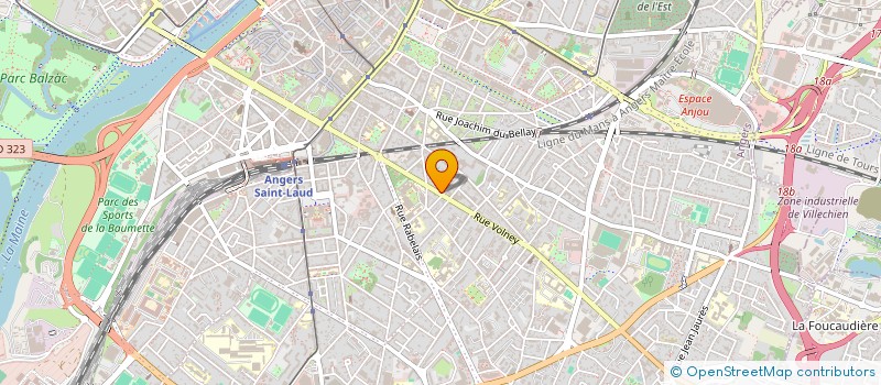 localisation de l'entreprise MONSIEUR LOUIS PENNEAU à ANGERS