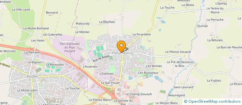 localisation de l'entreprise MONSIEUR LOUIS PEPION à PLEUMELEUC