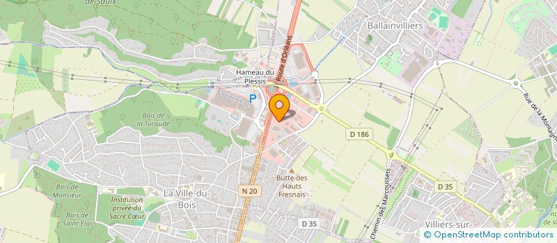 localisation de l'entreprise MONSIEUR LOUIS PERDRIGEON  BALLAINVILLIERS