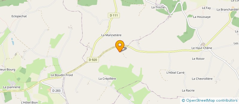 localisation de l'entreprise MONSIEUR LOUIS PERNET à BRETONCELLES
