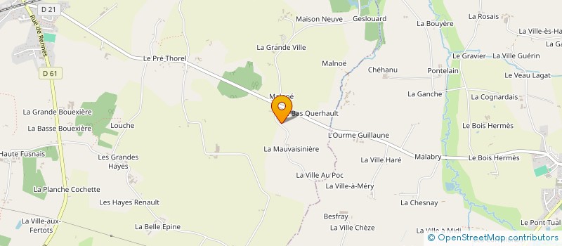 localisation de l'entreprise MONSIEUR LOUIS PERON  LANDUJAN