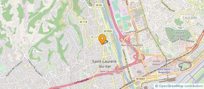 localisation de l'entreprise MONSIEUR LOUIS PERONA à SAINT-LAURENT-DU-VAR